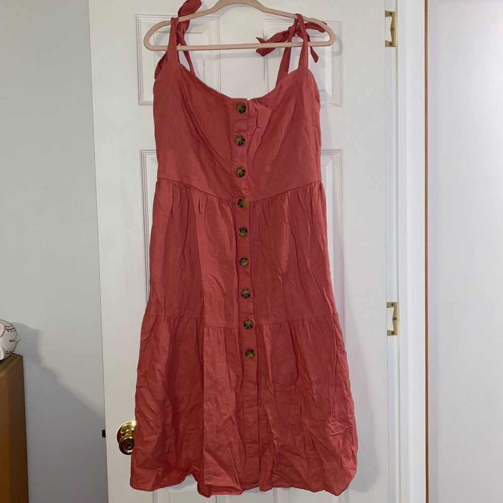Pink Midi Dress